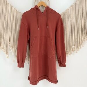 7 for all Mankind Rust Sweatshirt Dress